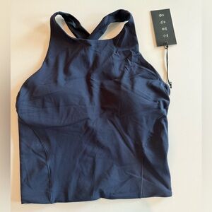 Abercrombie & Fitch Navy Sports Bra Tank